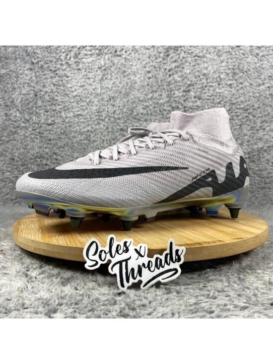 Nike Mercurial Superfly 9 Elite SG-Pro Mid Soccer Size 9.5 Men Atmosphere Grey main image 6